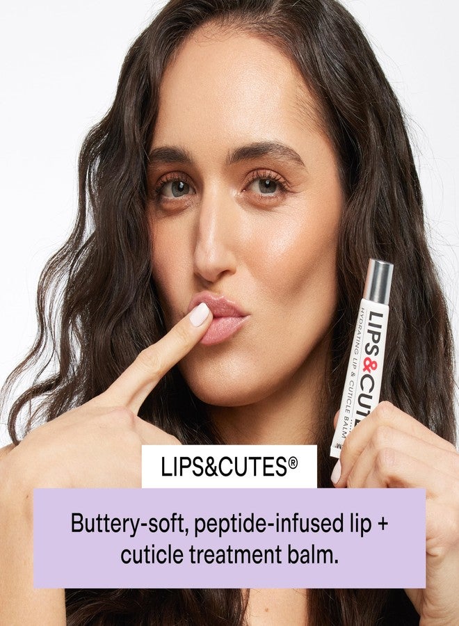 CLEARSTEM LIPS&CUTES Lip Balm & Cuticle Care - Multi-Tasking Hydrating Balm with Peptides, Vitamin E & Green Tea - Lip Care Products & Cuticle Balm Essentials for Daily Soothing & Nourishing Routine - Image 2